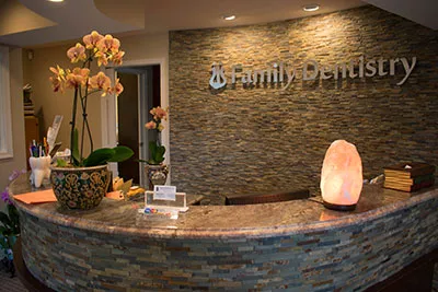 front desk at HaverCrown Dental in Havertown, PA