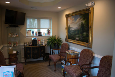 waiting room at HaverCrown Dental in Havertown, PA