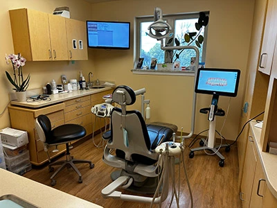 dental exam room at HaverCrown Dental in Havertown, PA